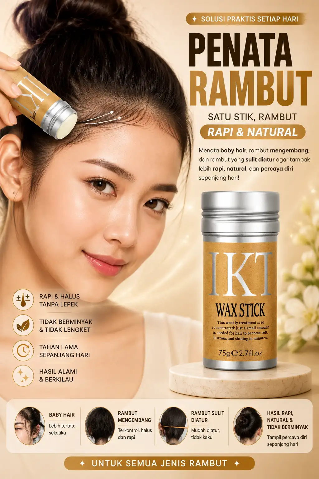 Wax Stick Styling Rambut